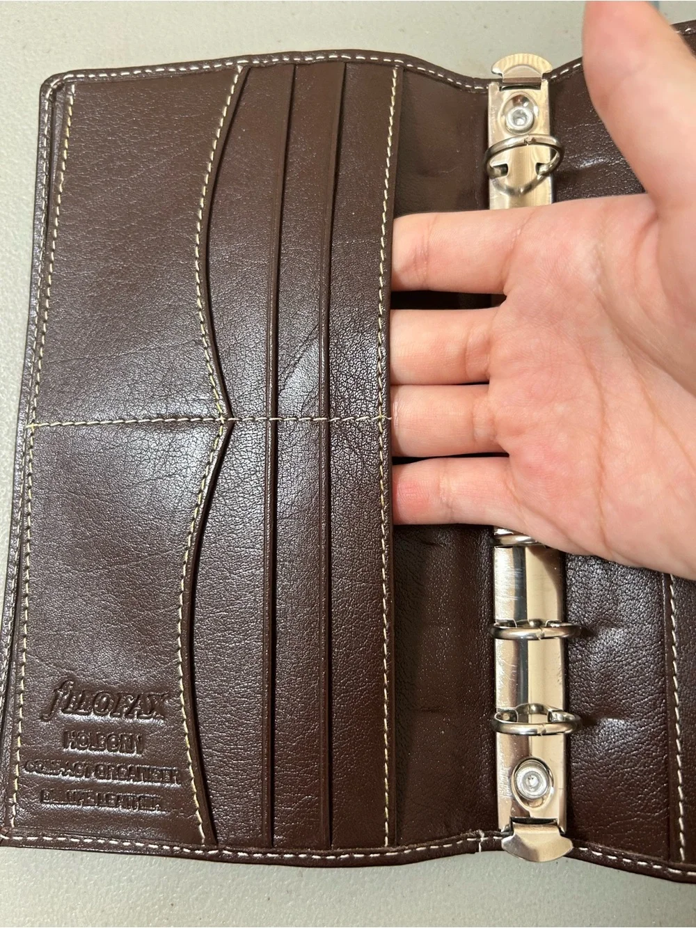 Filofax Brown Personal Compact Holborn